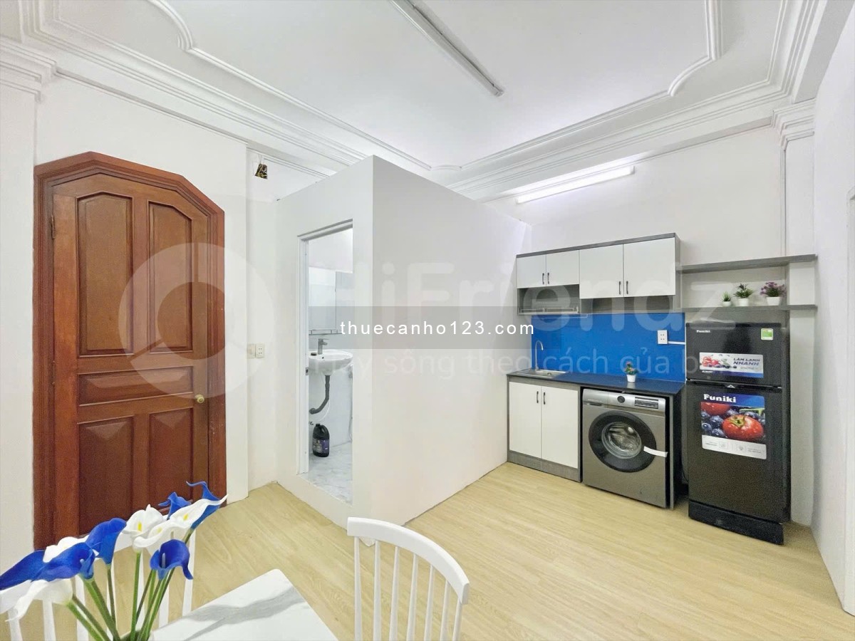 Cho thuê căn hộ 2PN Hàng Xanh - Full nội thất cửa sổ bếp riêng máy giặt riêng - Tiện di chuyển Q1 Q2 - Ảnh 8