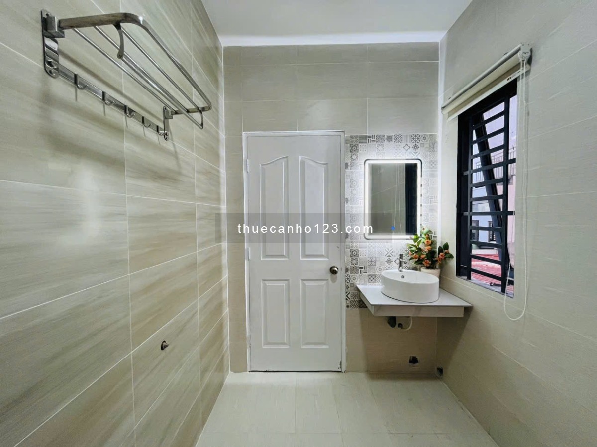 Cho thuê căn hộ 1 phòng ngủ Bình Thạnh tách bếp ban công sân trước máy giặt riêng Lê Trực Gần Q1 - Ảnh 5