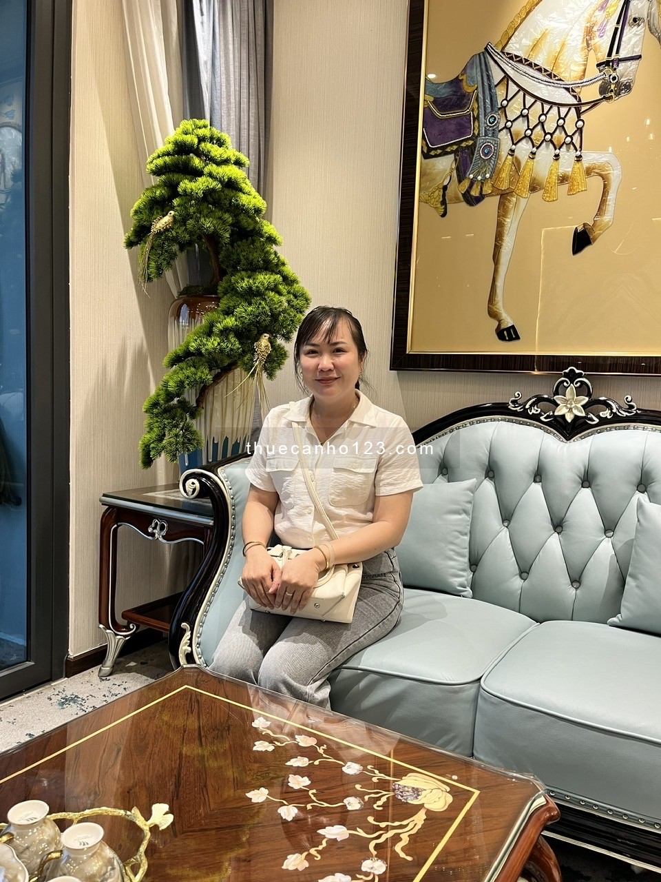 CHO THUÊ CĂN HỘ 2PN VINHOMES GOLDEN RIVER Q1 – VIEW SÔNG BITEXCO, FULL NỘI THẤT, GIÁ 45 TRIỆU - Ảnh 1