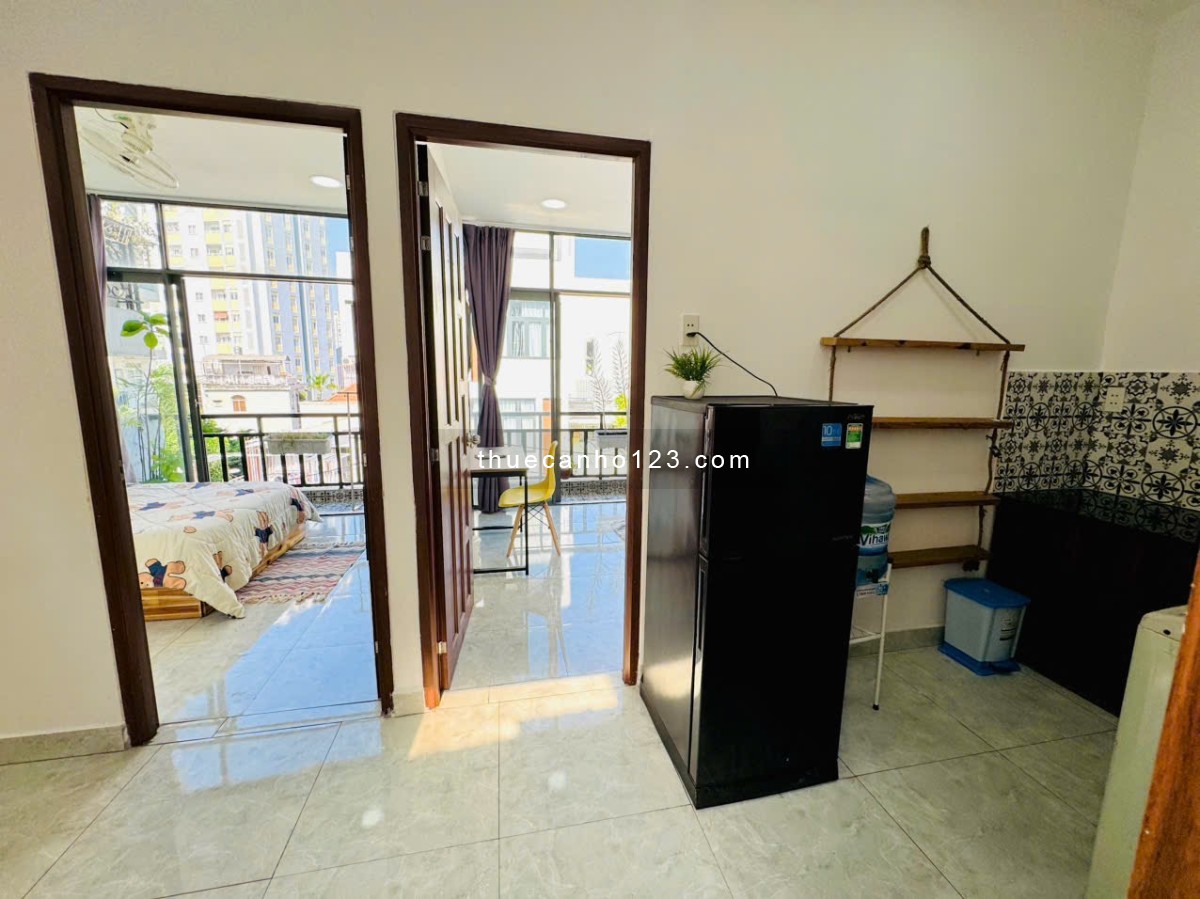 CHO THUÊ CĂN HỘ 1PN SIÊU THOÁNG 2 BAN CÔNG, MÁY GIẶT RIÊNG - ĐIỆN BIÊN PHỦ, BÌNH THẠNH GẦN HÀNG XANH - Ảnh 3